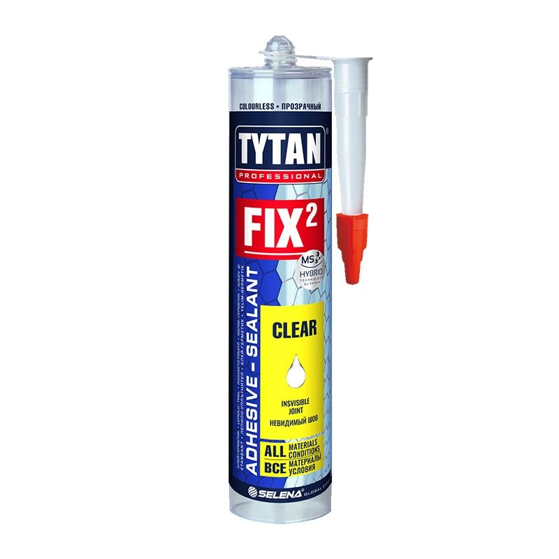 Клей-Герметик Tytan Fix² Clear (0,29 л) тов-213065