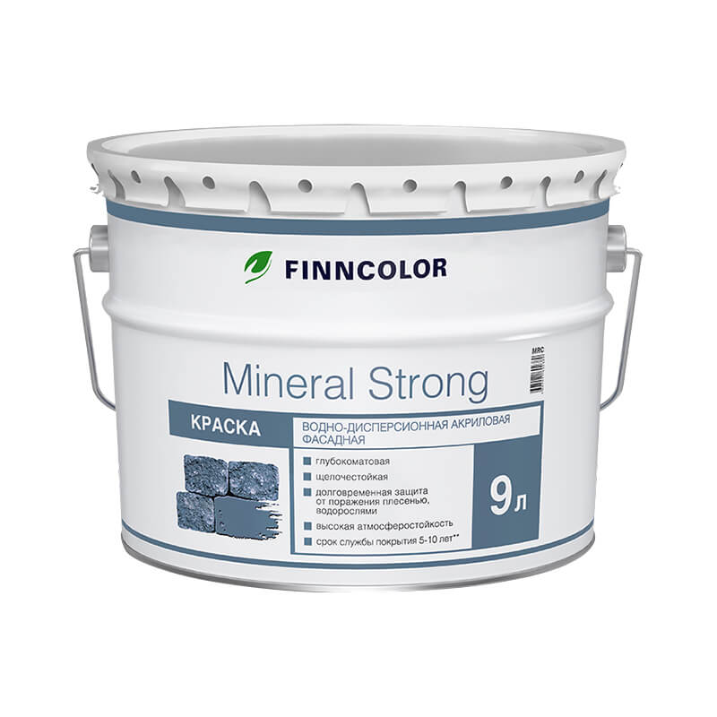 Краска фасадная Finncolor Mineral Strong MRA (9 л) тов-124754