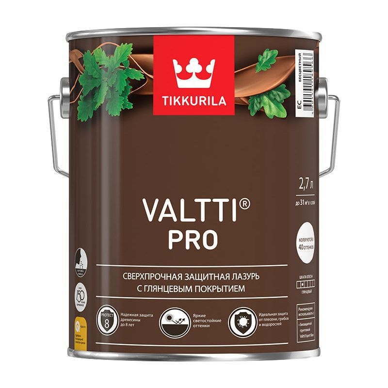 Антисептик Tikkurila Valtti Pro красное дерево (2,7л) тов-179705