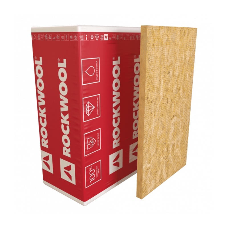 Теплоизоляция Rockwool Венти Баттс Оптима 1000х600х50 мм, 8 шт тов-159887