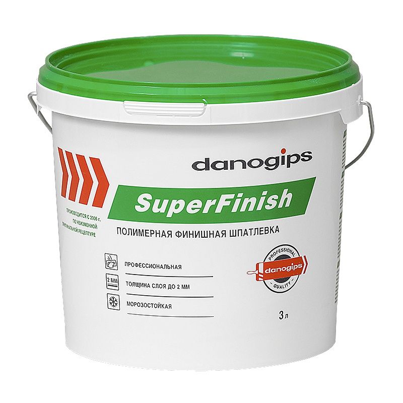 Шпаклевка Danogips SuperFinish готовая (5 кг) тов-175340