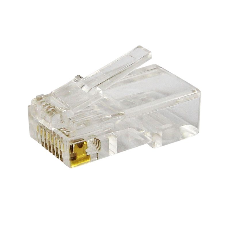 Коннектор компьютерный TDM RJ-45 UTP для кабеля cat.5e (10 шт.) тов-180268