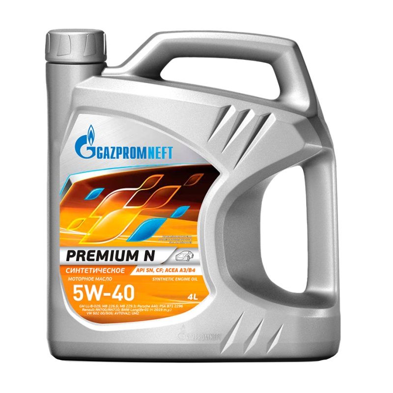 Масло Gazpromneft Premium N 5W-40 синтетическое 4 л тов-222840