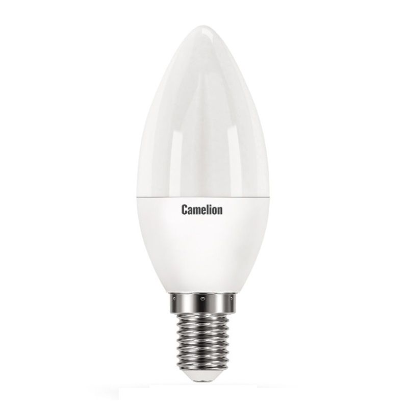 Лампа светодиодная Camelion LED E14, свеча, 8Вт, 230В, 4500К, нейтральный свет тов-222119