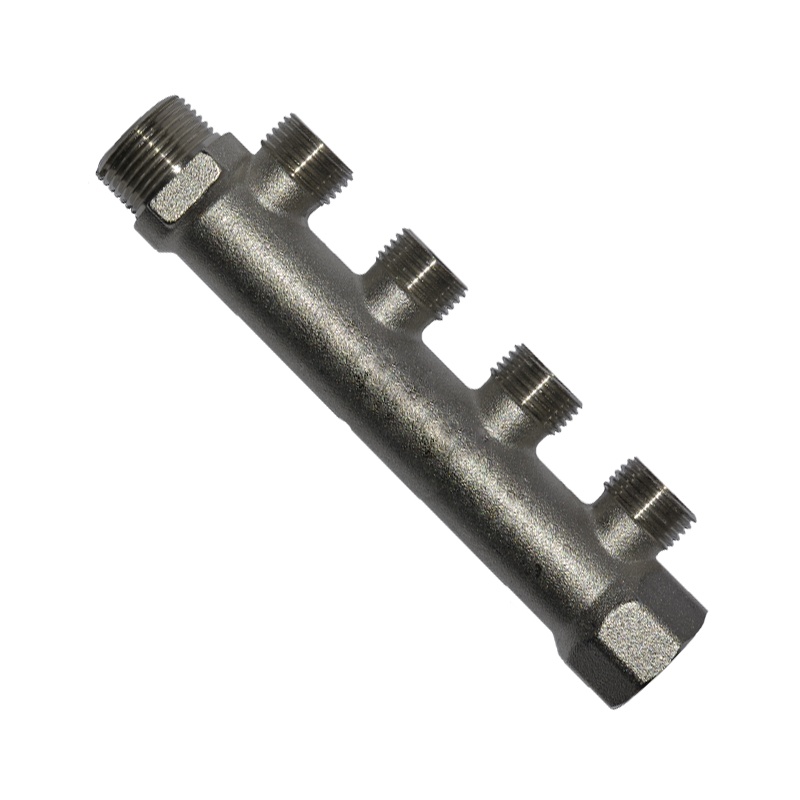 Коллектор резьбовой 3/4" x 4 отвода x 1/2" НР тов-102710