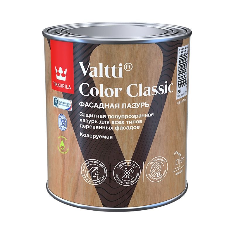 Антисептик Tikkurila Valtti Color Classic EC бесцветный (0,9 л) тов-110678