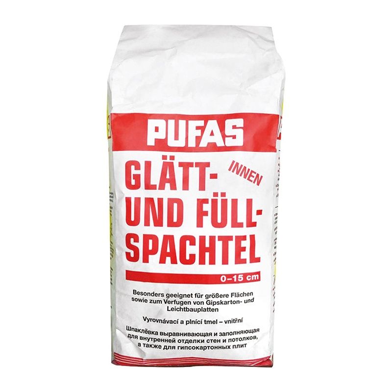 Шпаклевка гипсовая Pufas N3 Glatt und Fullspachtel, 10 кг тов-014424