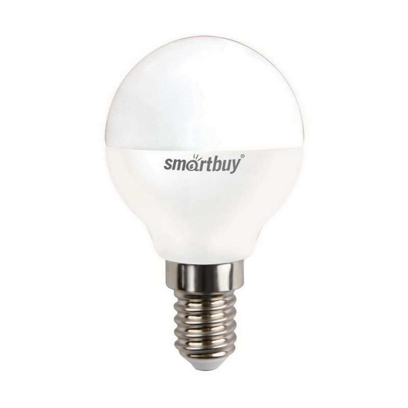 Лампа светодиодная Smartbuy LED E14, шар, 9.5Вт, 230В, 4000К, нейтральный свет тов-218096