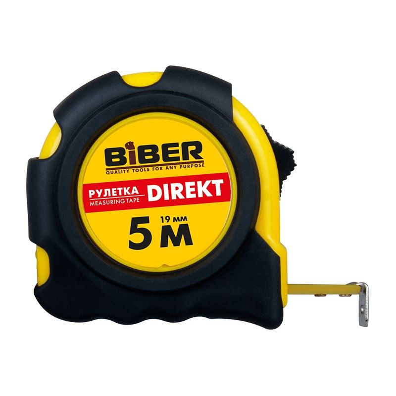 Рулетка Biber (Бибер) 40103 Direkt 5 м/19 мм тов-049302