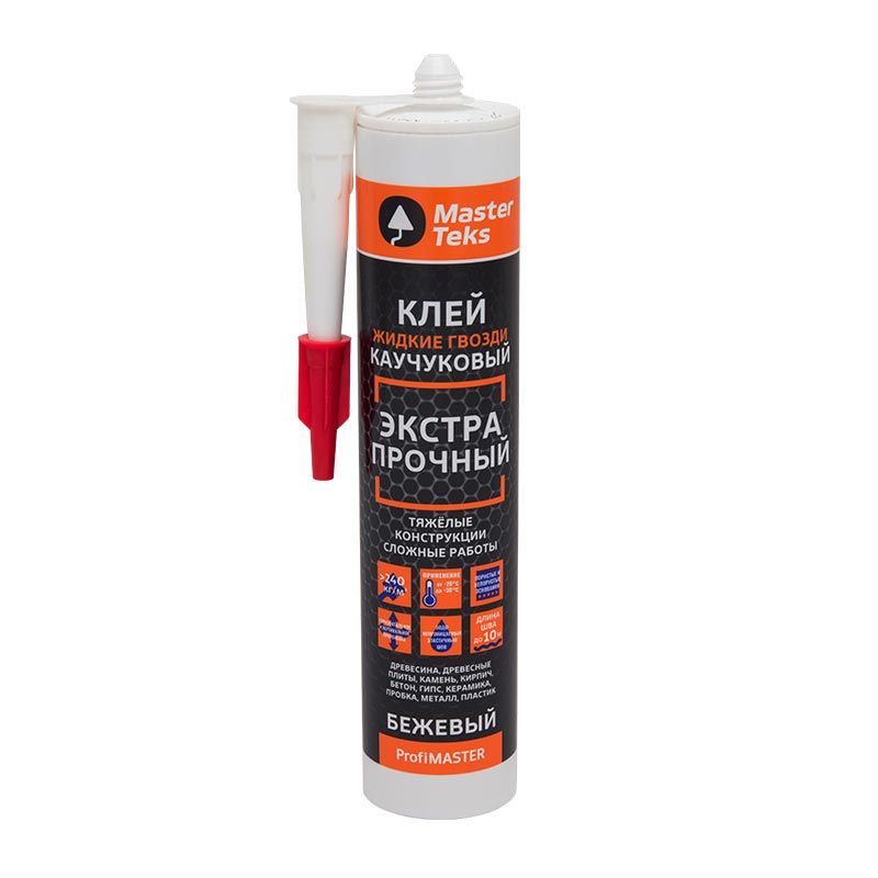 Клей MasterTeks ProfiMaster 240 кг/м2 экстрапрочный бежевый (0,387 кг) тов-206269