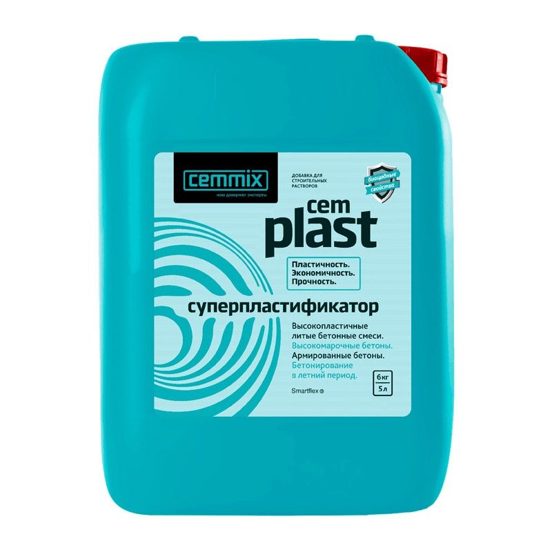 Пластификатор для бетона Cemmix Сemplast, 5 л тов-185229