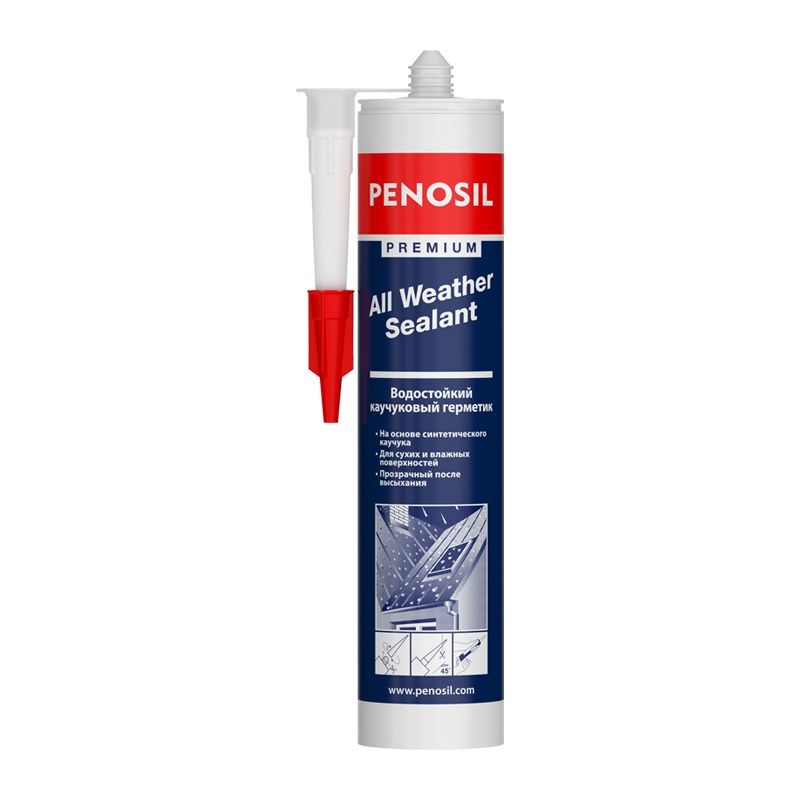 Герметик Penosil Premium All Weather Sealant, всепогодный, прозрачный (280 мл) тов-217363