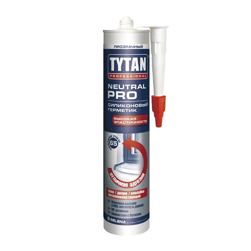 Герметик силиконовый Tytan Neutral Pro прозрачный (0,28 л) тов-213047