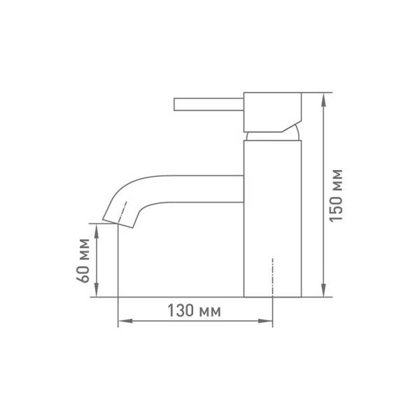 Смеситель для раковины Mix&Fix Buggy 0208, с гигиеническим душем тов-172858