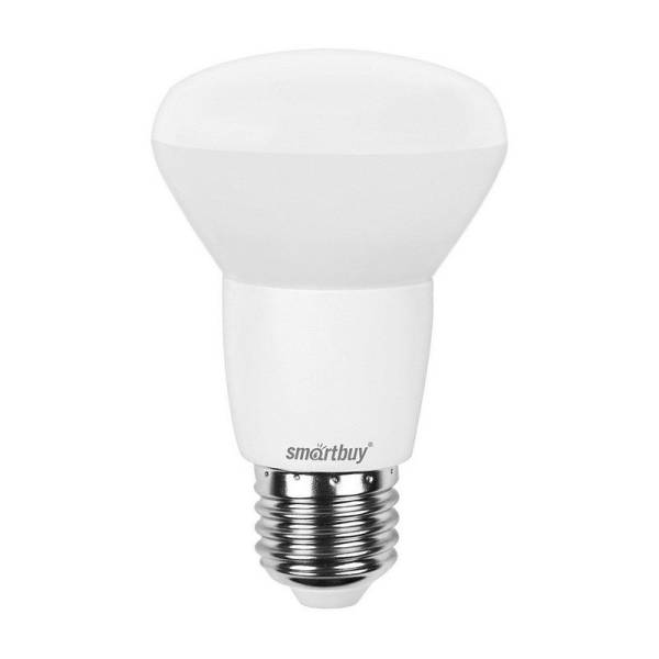 Лампа светодиодная Smartbuy зеркальная LED E27, 8Вт, R63, 230В, 4000К, нейтральный свет тов-218135