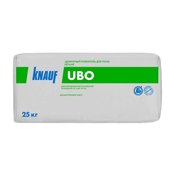 Стяжка Knauf Ubo цементная легкая, 25 кг тов-007583