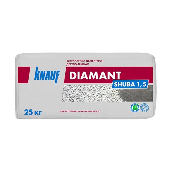 Штукатурка декоративная Knauf Diamant шуба 1,5 мм, 25 кг тов-166075