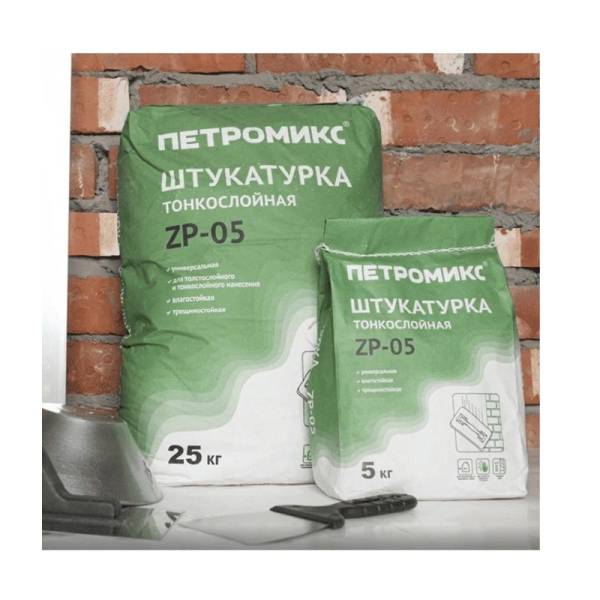 Штукатурка Петромикс тонкослойная ZP-05, 25 кг тов-203505