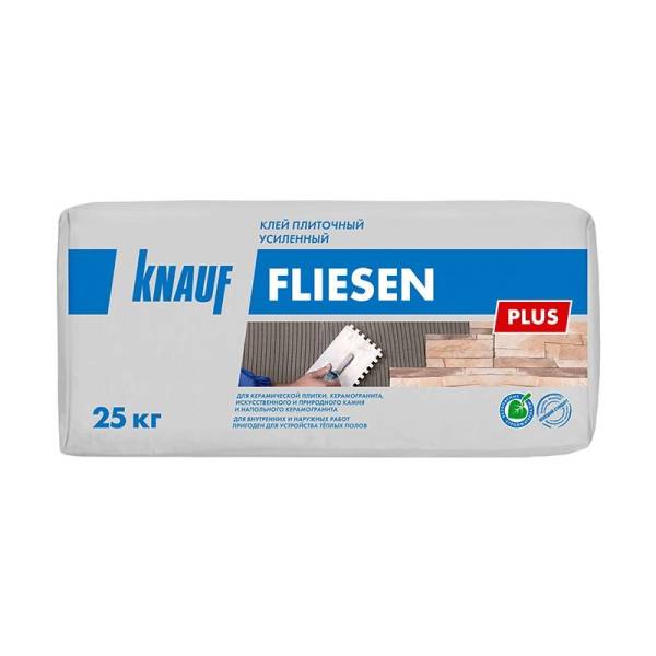 Клей для плитки Knauf Fliesen Plus, усиленный (25 кг) тов-138859