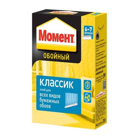 Клей для обоев Момент Классик (200 г) тов-011119. Артикул 