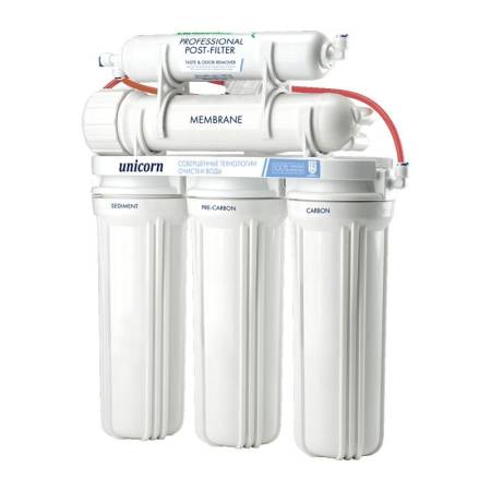 Система очистки воды Unicorn 5-ти ступенчатая, под мойку, бак 8л тов-182651. Артикул 