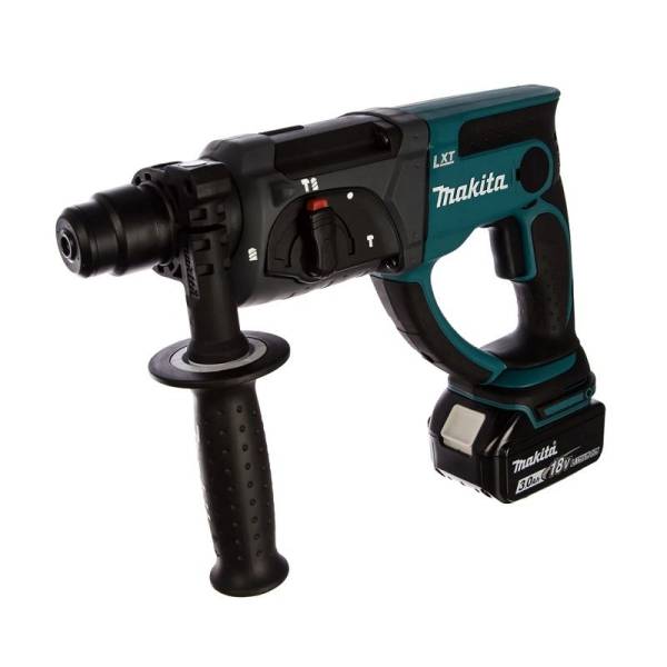 Перфоратор аккумуляторный Makita DHR202RF LXT, SDS-plus, 20 мм, 3 режима, 1,9Дж, 18V, Li-ion 3Ач, кейс тов-222256