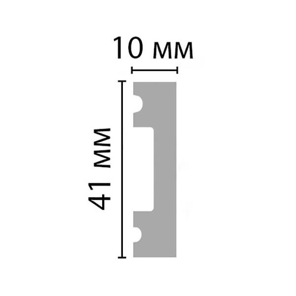 Молдинг Стенопол C7162/60, 41х10х2000 мм тов-221134