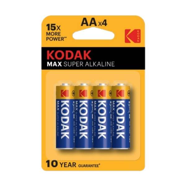 Батарейка алкалиновая Kodak, тип LR6/АА, 1,5В (4 шт) тов-221712