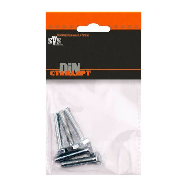 Болт SWFS (СВФС) DIN933 М6х30 (5 шт) пакетик тов-092102