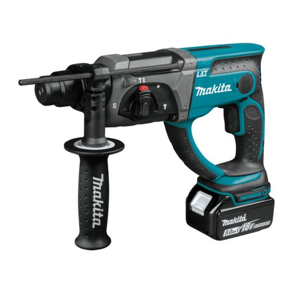 Перфоратор аккумуляторный Makita DHR202RF LXT, SDS-plus, 20 мм, 3 режима, 1,9Дж, 18V, Li-ion 3Ач, кейс тов-222256