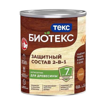 Антисептик Текс Bioteks состав 2в1 махагон (0,8 л) тов-161520. Артикул 