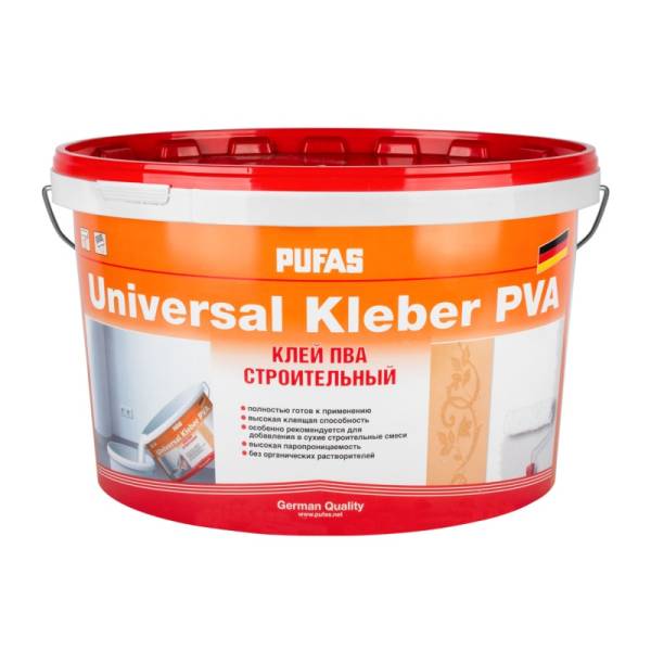 Клей ПВА Pufas Universal Kleber cтроительный (10 кг) тов-122871