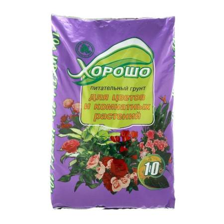 Торфогрунт цветочный, 10 л тов-177055. Артикул 