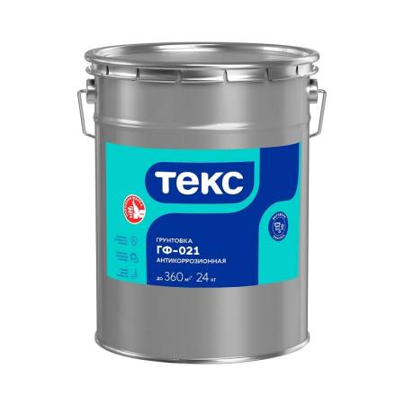 Грунтовка Текс ГФ-021 Универсал красно-коричневый (24 кг) тов-023009. Артикул 