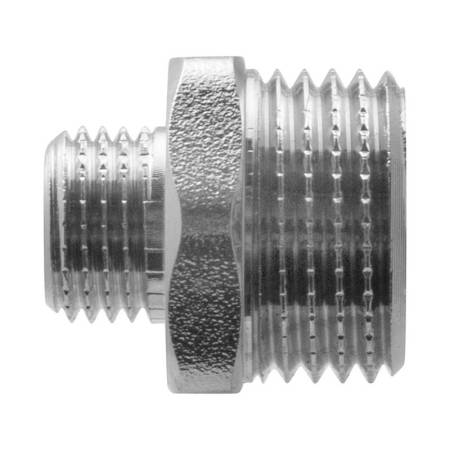 Ниппель (бочонок) переходной 1/2" x 1/4" НР тов-030144. Артикул 