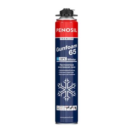 Пена монтажная Penosil Premium Gunfoam 65 профессиональная зимняя (870 мл) тов-217369. Артикул 