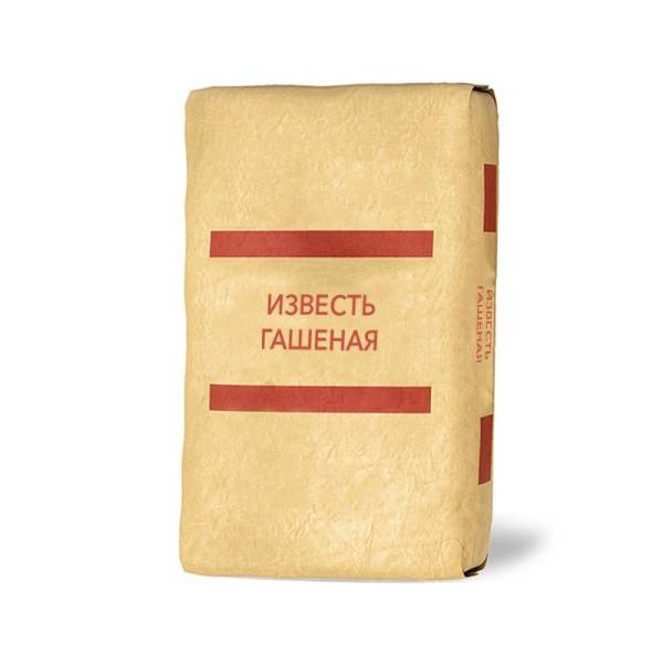 Известь гашеная, 25 кг тов-135205