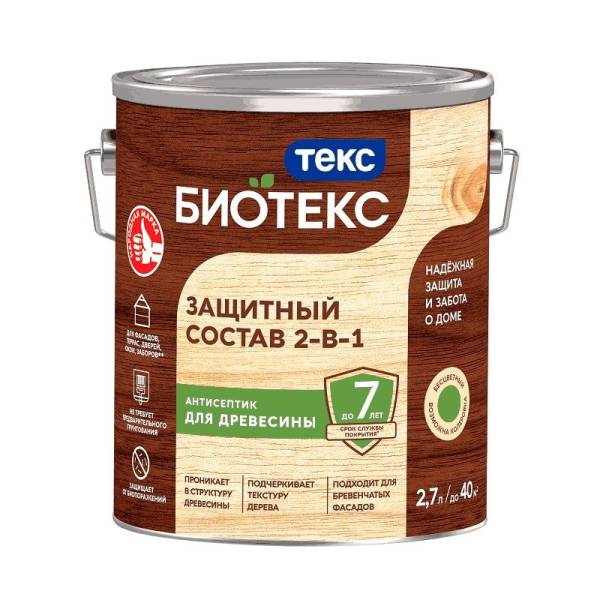 Антисептик Текс Bioteks состав 2в1 бесцветный (2,7 л) тов-161526