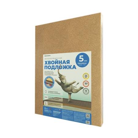 Подложка хвойная Beltermo 790х590х5мм (уп.15 шт) (7 м2) тов-224865. Артикул 