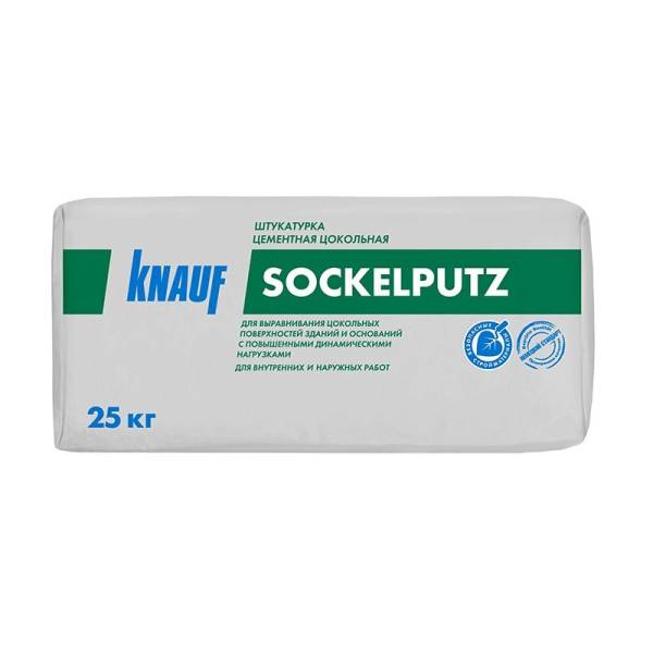 Штукатурка цокольная Knauf Sockelputz УП-310, 25 кг тов-007505