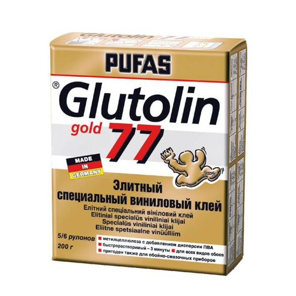 Клей для обоев виниловый Pufas Glutolin 77 Instant Elite (0,2 кг) тов-050174