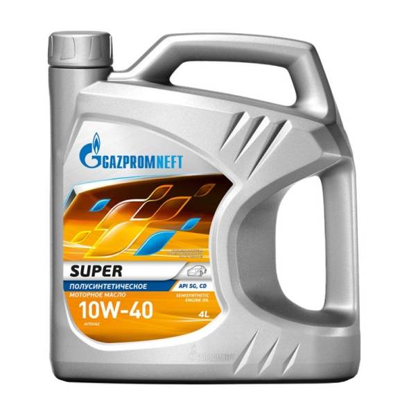 Масло Gazpromneft Super 10W-40 полусинтетическое 4 л тов-222842