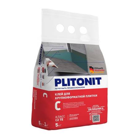 Клей для плитки Plitonit С по сложным основаниям (5 кг) тов-098017. Артикул 