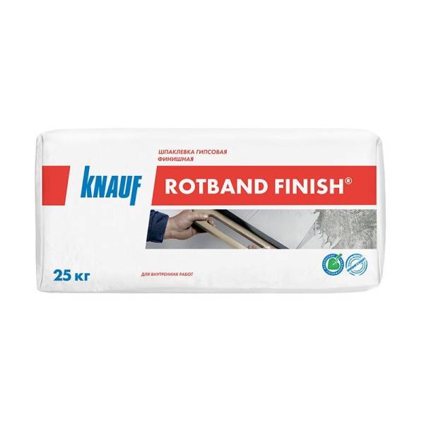 Шпаклевка гипсовая финишная Knauf Rotband Finish, 25 кг тов-125014