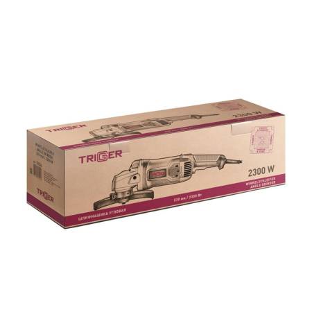 Шлифмашина угловая УШМ сетевая Trigger (Триггер) 20034, 2,3кВт, d=230 мм тов-167484. Артикул 