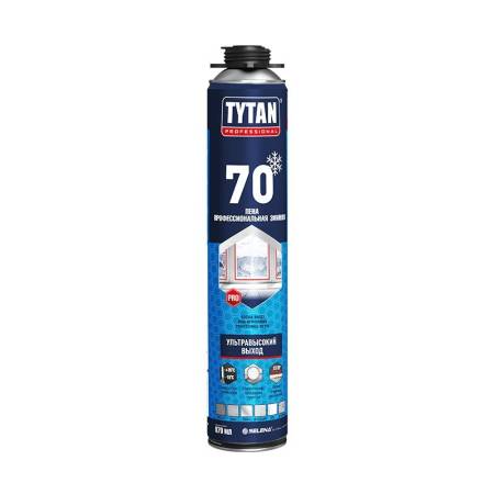 Пена профессиональная Tytan 70, зимняя (870 мл) тов-221639. Артикул 