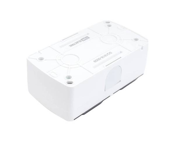 Розетка о/у Селигер SQ1818-0009, 2 гнезда, с/з и крышкой, 16А тов-185290