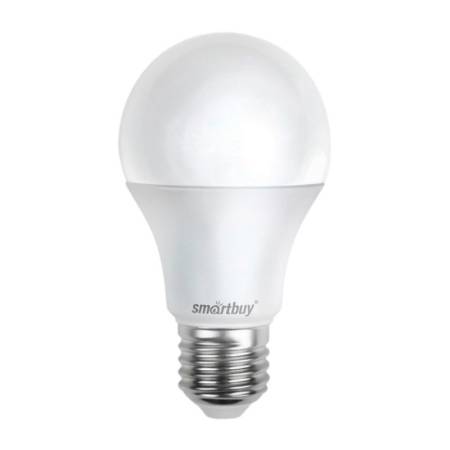 Лампа светодиодная Smartbuy LED E27, груша, 11Вт, 230В, 4000К, нейтральный свет тов-218101. Артикул 