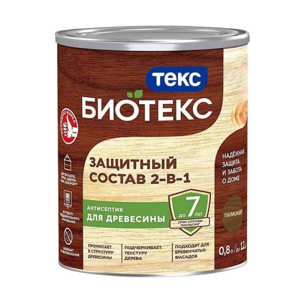 Антисептик Текс Bioteks состав 2в1 палисандр (0,8 л) тов-161525