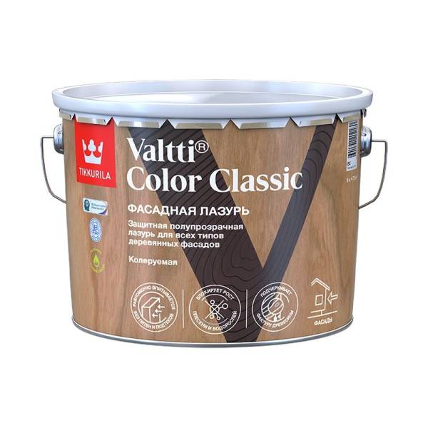 Антисептик Tikkurila Valtti Color Classic EC бесцветный (9 л) тов-110680